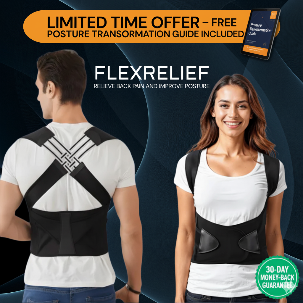 FLEXRELIEF™ Posture Corrector – Relieve Back Pain & Improve Posture